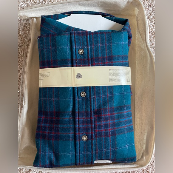 Pendleton Men's Plaid Shirt - Blue and Green - Picture 5 of 7